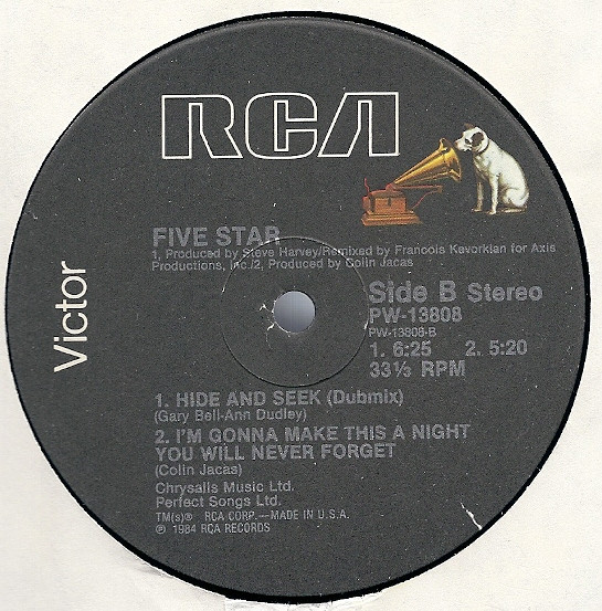 Five Star - Hide And Seek | RCA Victor (PW-13808)