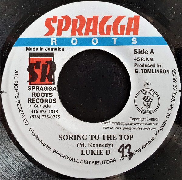 Lukie D / Daddy Screw - Soring To The Top / Bad Mind | Spragga Roots (none)