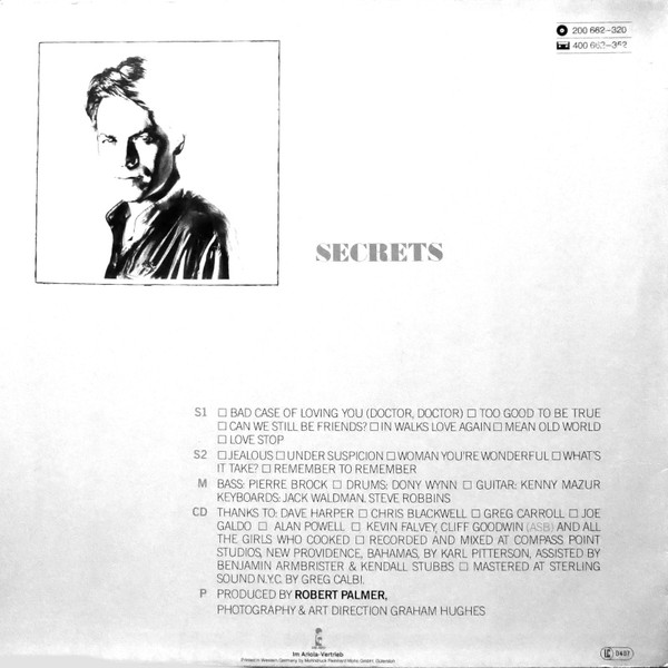 Robert Palmer - Secrets | Island Records (200 662-320) - 2 Robert Palmer - Secrets | Island Records (200 662-320) - 2