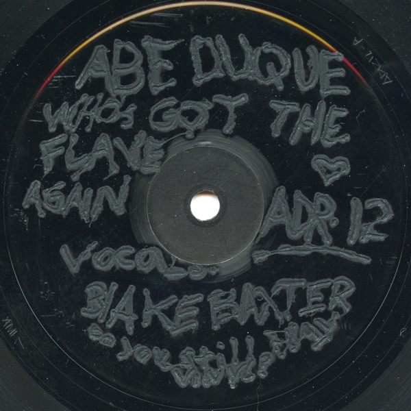 Abe Duque / Gennaro Le Fosse - Who's Got The Flave Again / This Bassline | Abe Duque Records (ADR12)