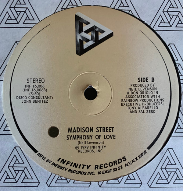 Madison Street - Hey Look Who's Dancin' | Infinity Records (INF 16,006)
