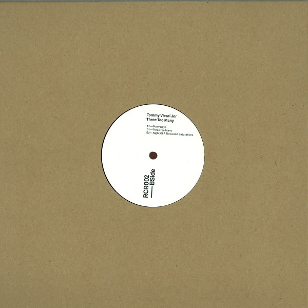 Tommy Vicari jnr - Three Too Many | Rhythm Cult (RCR002)