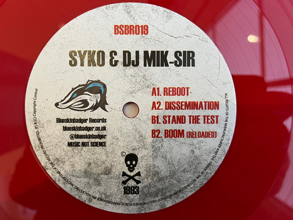 DJ Syko & DJ Mik-Sir - Reboot EP | Blueskinbadger Records (BSBR019) - 2 DJ Syko & DJ Mik-Sir - Reboot EP | Blueskinbadger Records (BSBR019) - 2