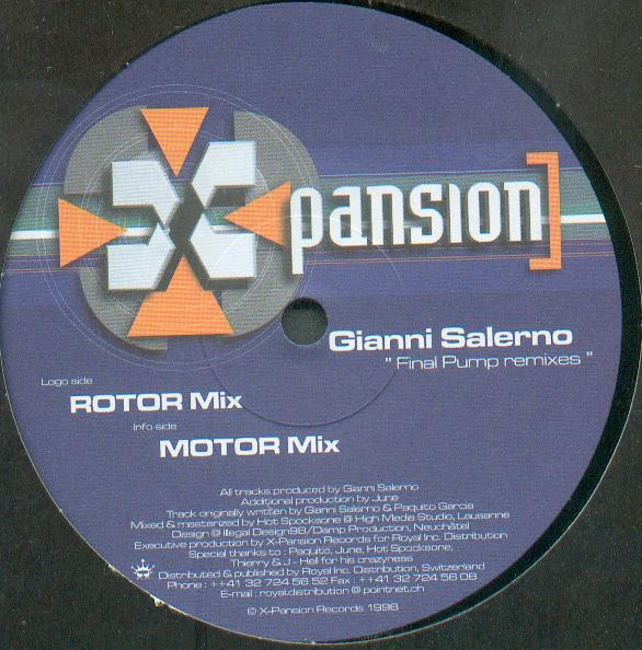 Gianni Salerno - Final Pump (Remixes) | X-Pansion Records (none)