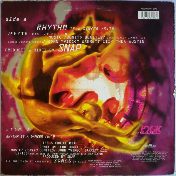 Snap! - Rhythm Is A Dancer (Remix) | Logic Records (74321103691 (3A)) - 2