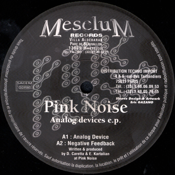 Pink Noise - Analog Devices E.P. | Mesclum Records (MES 13004) - 2