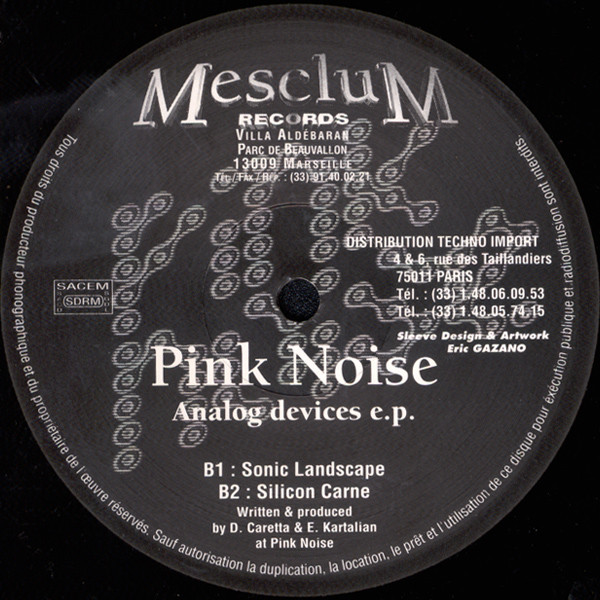 Pink Noise - Analog Devices E.P. | Mesclum Records (MES 13004) - 3