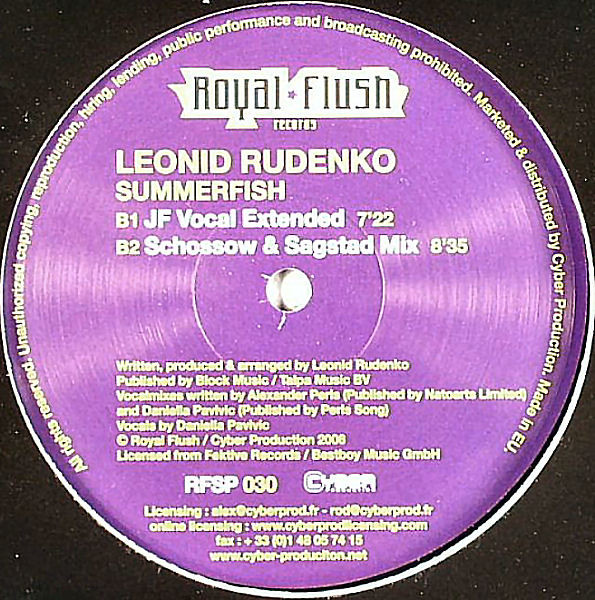 Leonid Rudenko - Summerfish | Royal Flush Records (RFSP 030) - 2