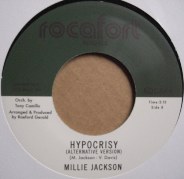 Millie Jackson - Now That You Got / Hypocrisy | Rocafort Records (ROC-064) - 2