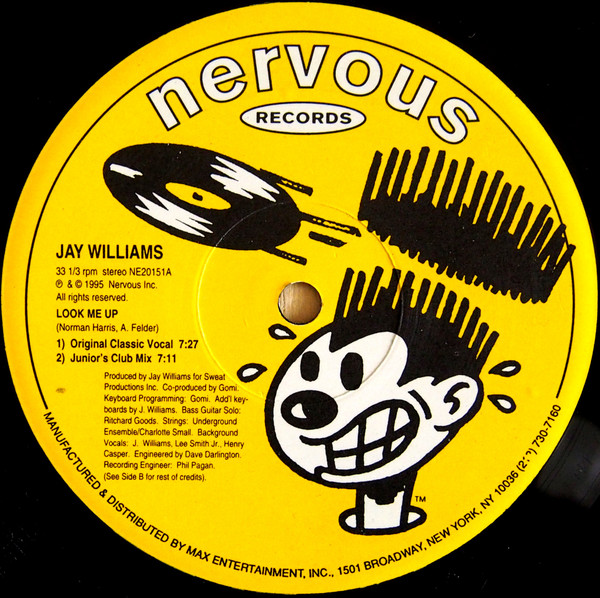 Jay Williams - Look Me Up | Nervous Records (NE 20151-1) - 4 Jay Williams - Look Me Up | Nervous Records (NE 20151-1) - 4