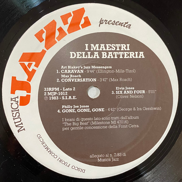 Various - I Maestri Della Batteria | Musica Jazz (2MJP-1012) - 4