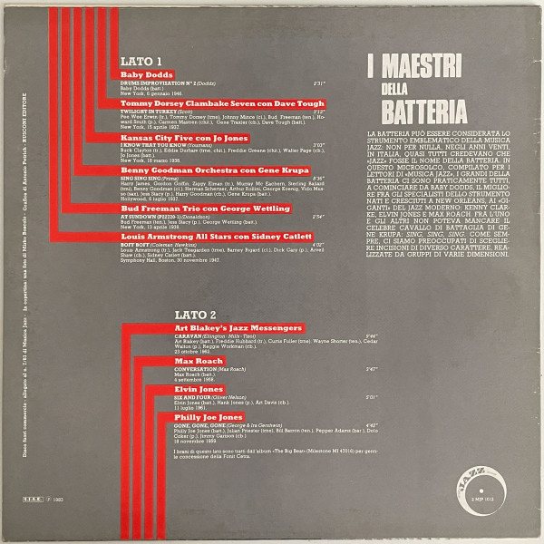 Various - I Maestri Della Batteria | Musica Jazz (2MJP-1012) - 2