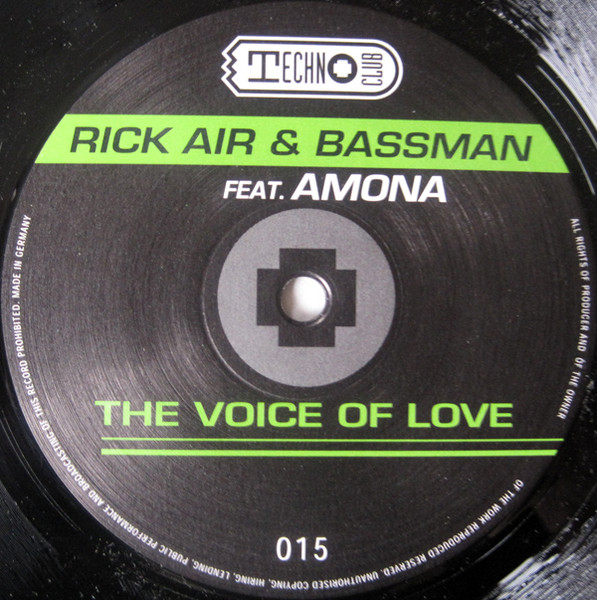 Rick Air & Shane Bassman Feat. Amona - The Voice Of Love | Technoclub Records (TECHNO 015-12) - 3
