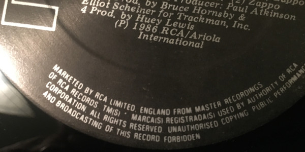 Bruce Hornsby And The Range - The Way It Is | RCA (PL89901) - 4 Bruce Hornsby And The Range - The Way It Is | RCA (PL89901) - 4