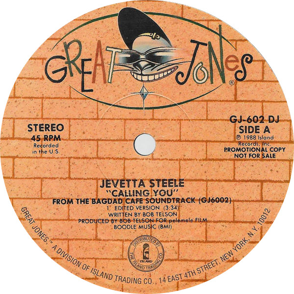 Jevetta Steele - Calling You | Great Jones (GJ-602 DJ) - 3