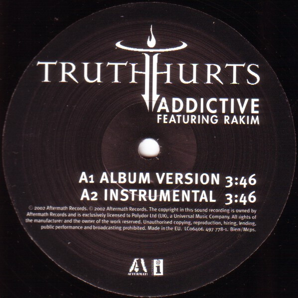 Truth Hurts Featuring Rakim - Addictive | Aftermath Entertainment (497 778-1) - 3