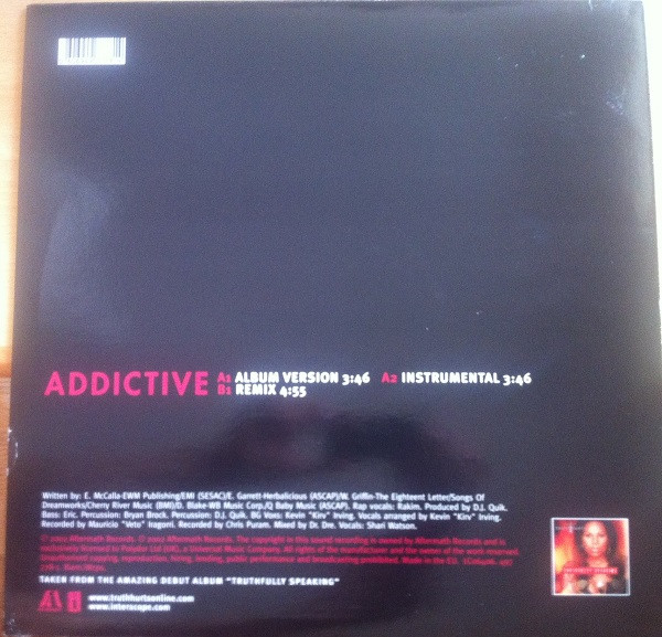 Truth Hurts Featuring Rakim - Addictive | Aftermath Entertainment (497 778-1) - 2