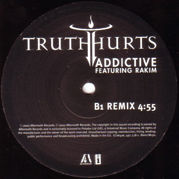 Truth Hurts Featuring Rakim - Addictive | Aftermath Entertainment (497 778-1) - 4
