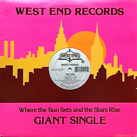 Marty Thomas - The Funk | West End Records (WES 1012)
