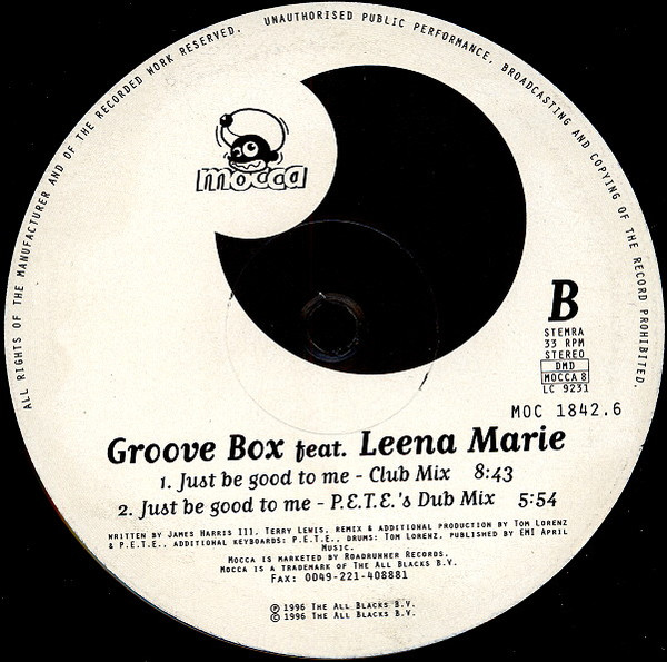 Groove Box Feat.  Leena Marie - Just Be Good To Me | Mocca (MOC 1842.6) - 2
