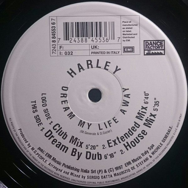 Harley - Dream My Life Away | Dance Factory (7243 8 84553 6 7)