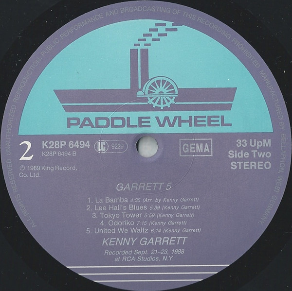 Kenny Garrett - Garrett 5 | Paddle Wheel (K28P 6494) - 4