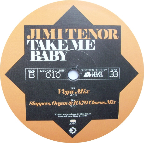 Jimi Tenor - Take Me Baby | Decks Classix (DECKS CLASSIX 010) - 4