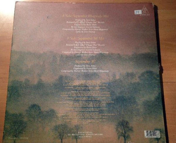 Cast Of Thousands - September | Fun After All (12FAA 113) - 2