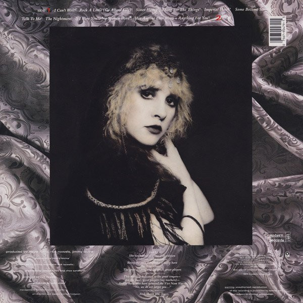 Stevie Nicks - Rock A Little | Modern Records (79 04791) - 2 Stevie Nicks - Rock A Little | Modern Records (79 04791) - 2
