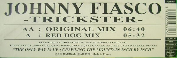 Johnny Fiasco - Trickster | Radikal Fear (FEAR 007) - 5