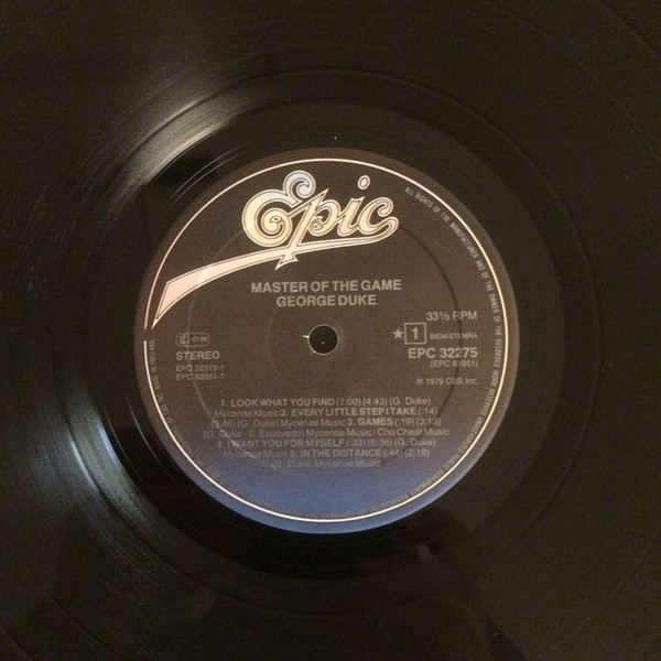 George Duke - Master Of The Game | Epic (EPC 32275) - 5 George Duke - Master Of The Game | Epic (EPC 32275) - 5