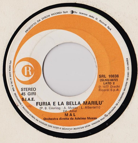 Mal - Furia Soldato | Ricordi (SRL 10838)