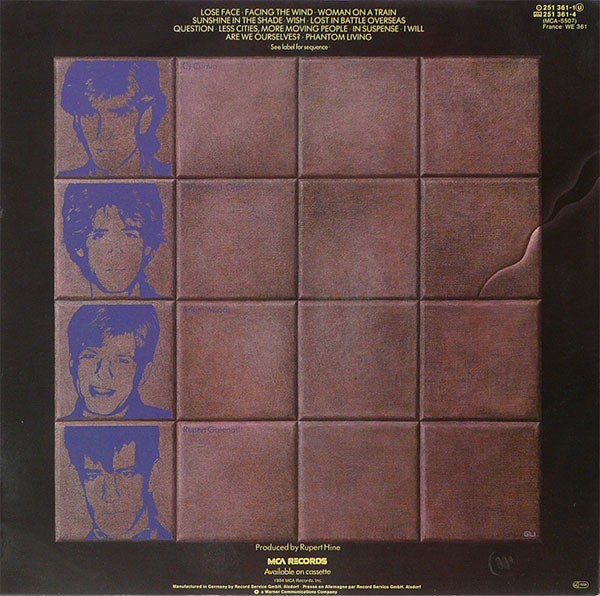 The Fixx - Phantoms | MCA Records (251 361-1) - 2