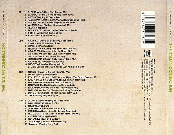 Various - €uropop 2 - The Italian Connection | Klone Records (KOPYBX4) - 2