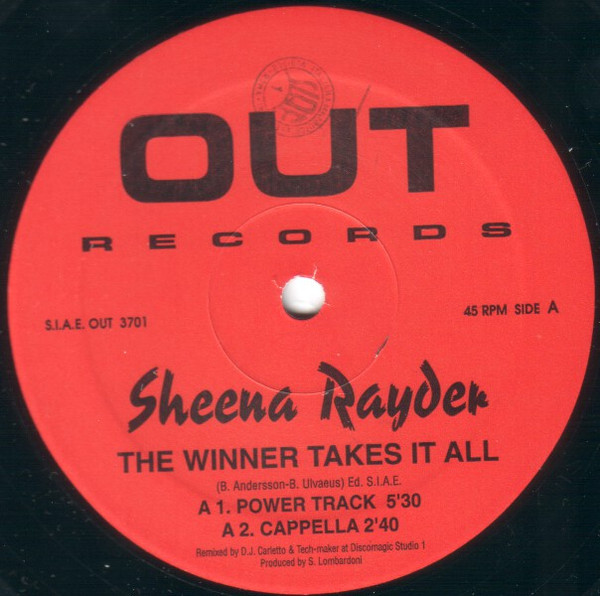 Sheena Rayder - The Winner Takes It All | Out (OUT 3701) - 2