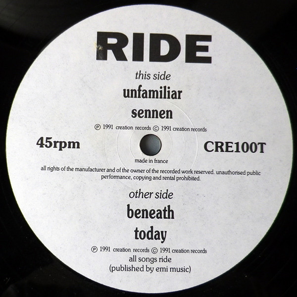 Ride - Today Forever | Creation Records (cre100t) - 3 Ride - Today Forever | Creation Records (cre100t) - 3