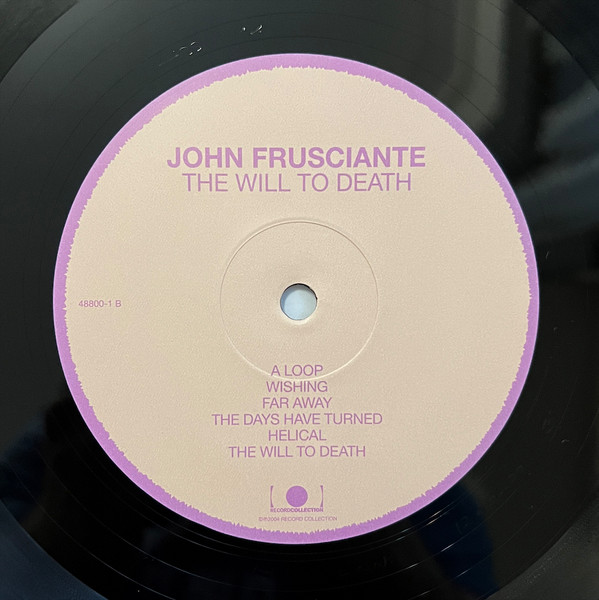 John Frusciante - The Will To Death | Record Collection (RCM 48800-1) - 2