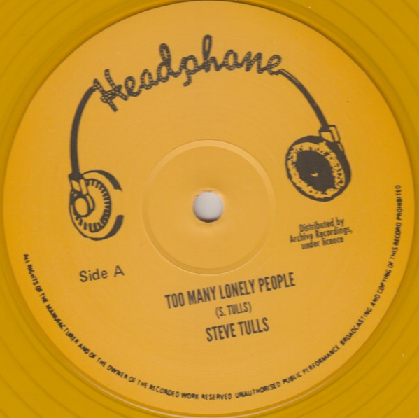 Steve Tulls / Boom Back - Too Many Lonely People / Road Block | Headphone (none) - main