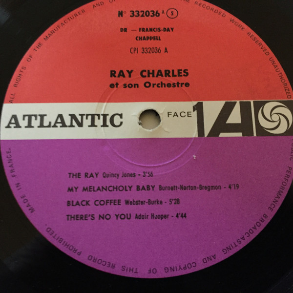 Ray Charles And His Orchestra - Ray Charles Et Son Orchestre | Atlantic (332036) - 3