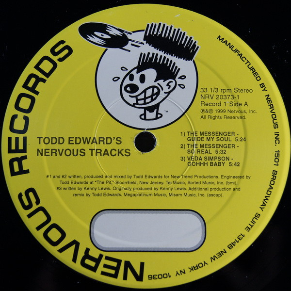 Todd Edwards - Nervous Tracks: Vol 4/5 | Nervous Records (NRV 20373-1) - 3