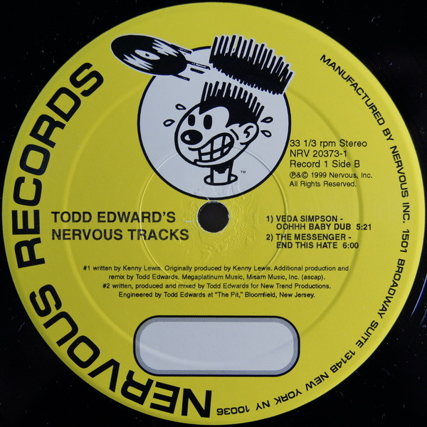Todd Edwards - Nervous Tracks: Vol 4/5 | Nervous Records (NRV 20373-1) - 4