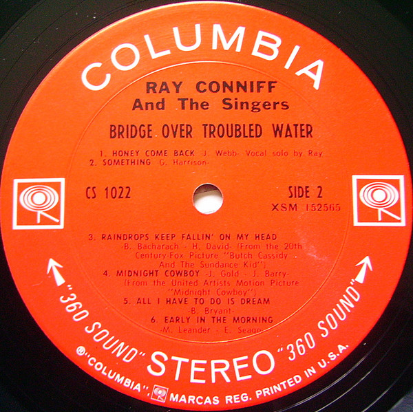 Ray Conniff And The Singers - Bridge Over Troubled Water | Columbia (CS 1022) - 4
