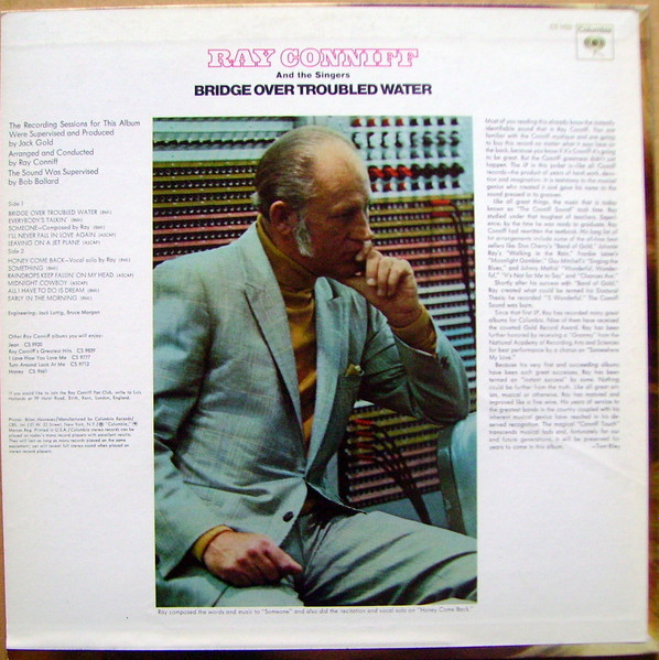 Ray Conniff And The Singers - Bridge Over Troubled Water | Columbia (CS 1022) - 2