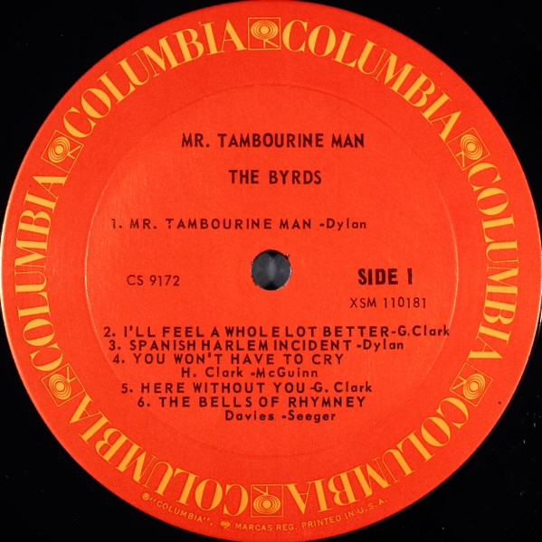 The Byrds - Mr. Tambourine Man | Columbia (CS 9172) - 3