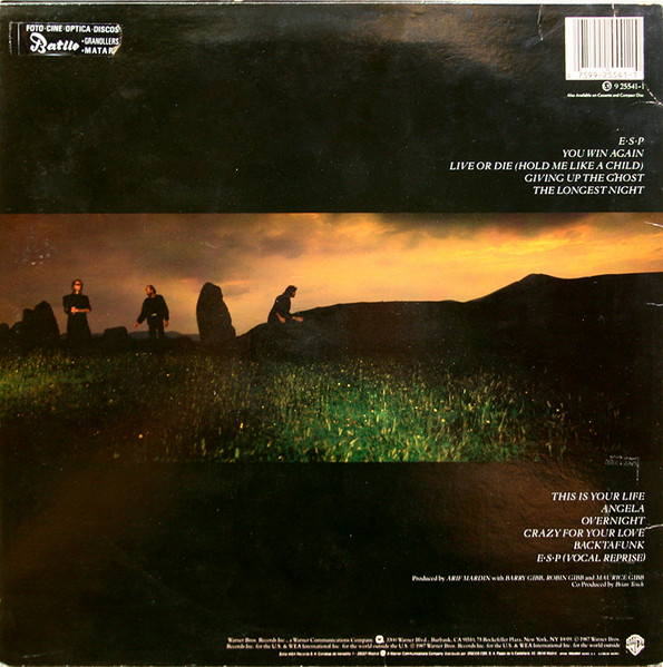 Bee Gees - E·S·P | Warner Bros. Records (925 541-1) - 2