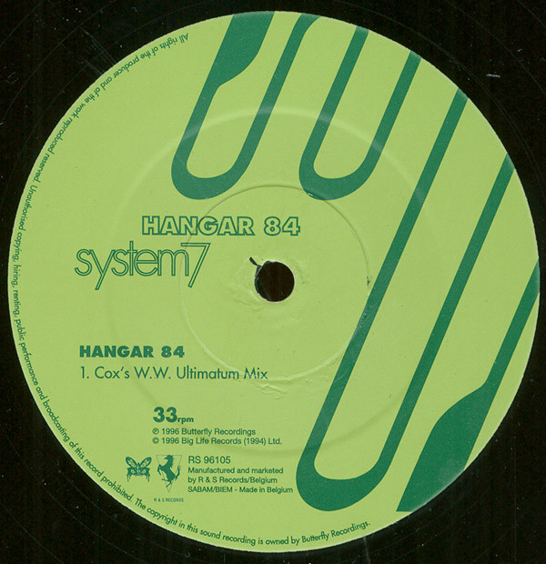 System 7 - Hangar 84 | R & S Records (RS   96105) - 2