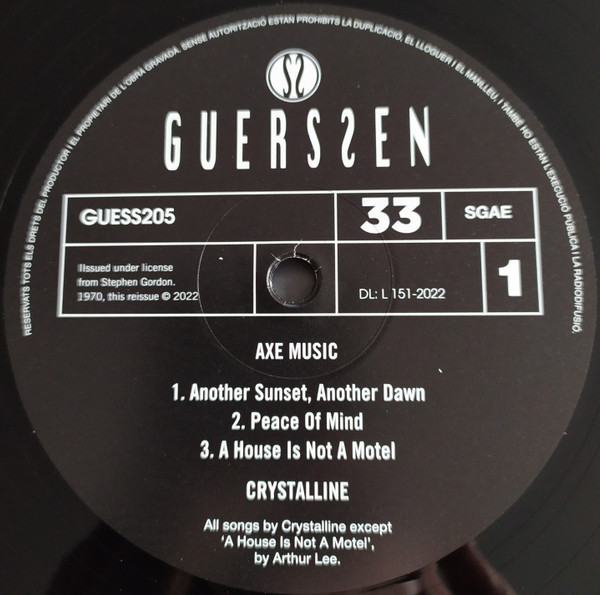 Crystalline - Axe Music | Guerssen (GUESS205) - 3