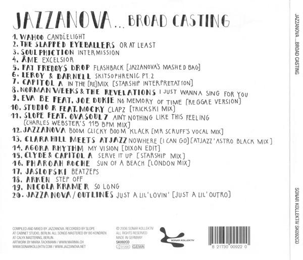 Jazzanova - ...Broad Casting | Sonar Kollektiv (SK092CD) - 2 Jazzanova - ...Broad Casting | Sonar Kollektiv (SK092CD) - 2