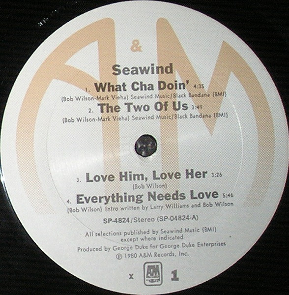Seawind - Seawind | A&M Records (SP-4824) - 3