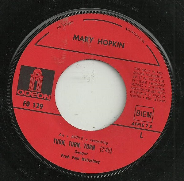 Mary Hopkin - Those Were The Days | Odeon (FO 129) - 4